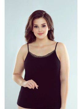 KOSZULKA DELFINA CZARNA PLUS