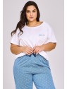 PIŻAMA LEONA 3162 KR R.2XL-3XL