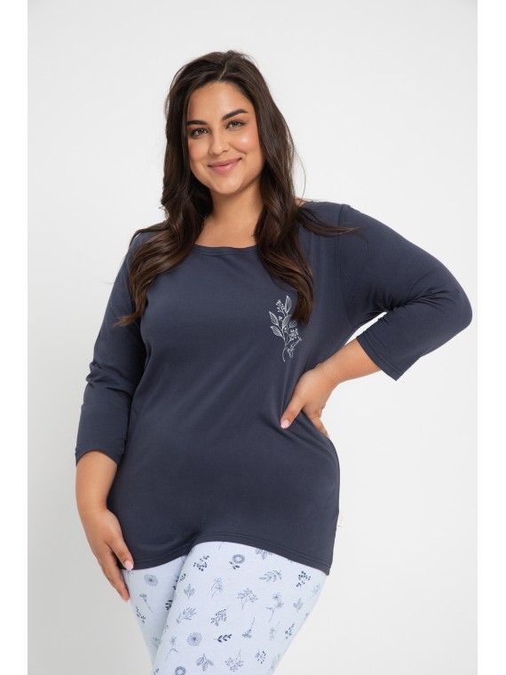 PIŻAMA MAGNOLIA 3012 3/4 R R.2XL-3XL