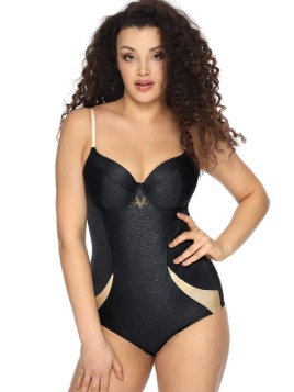 STRÓJ KĄPIELOWY SKJ 46 BLACK MAXI