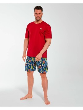 PIŻAMA MĘSKA 326/145 WINE KR