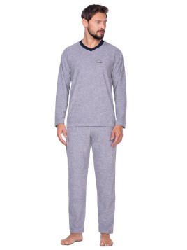 PIŻAMA MĘSKA 592A FROTTE DR