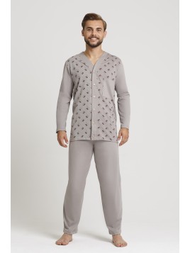 PIŻAMA MĘSKA ROZPINANA DR R.3XL