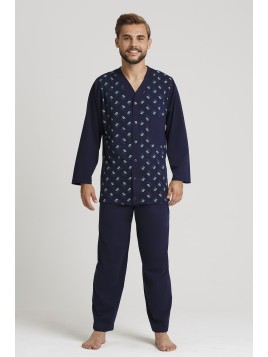 PIŻAMA MĘSKA ROZPINANA DR R.4XL-5XL