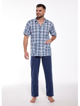 PIŻAMA MĘSKA 318/50 KR R.3XL-5XL