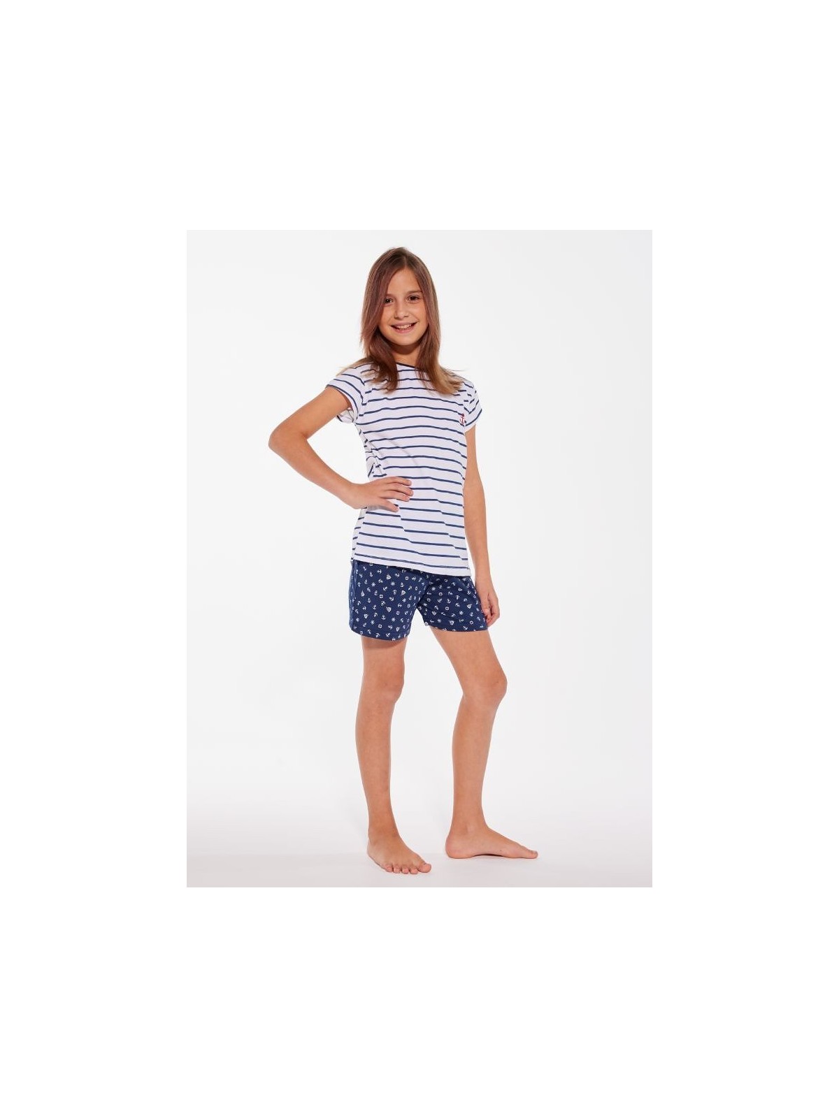 PIŻAMA GIRL KIDS 245/103 MARINE KR