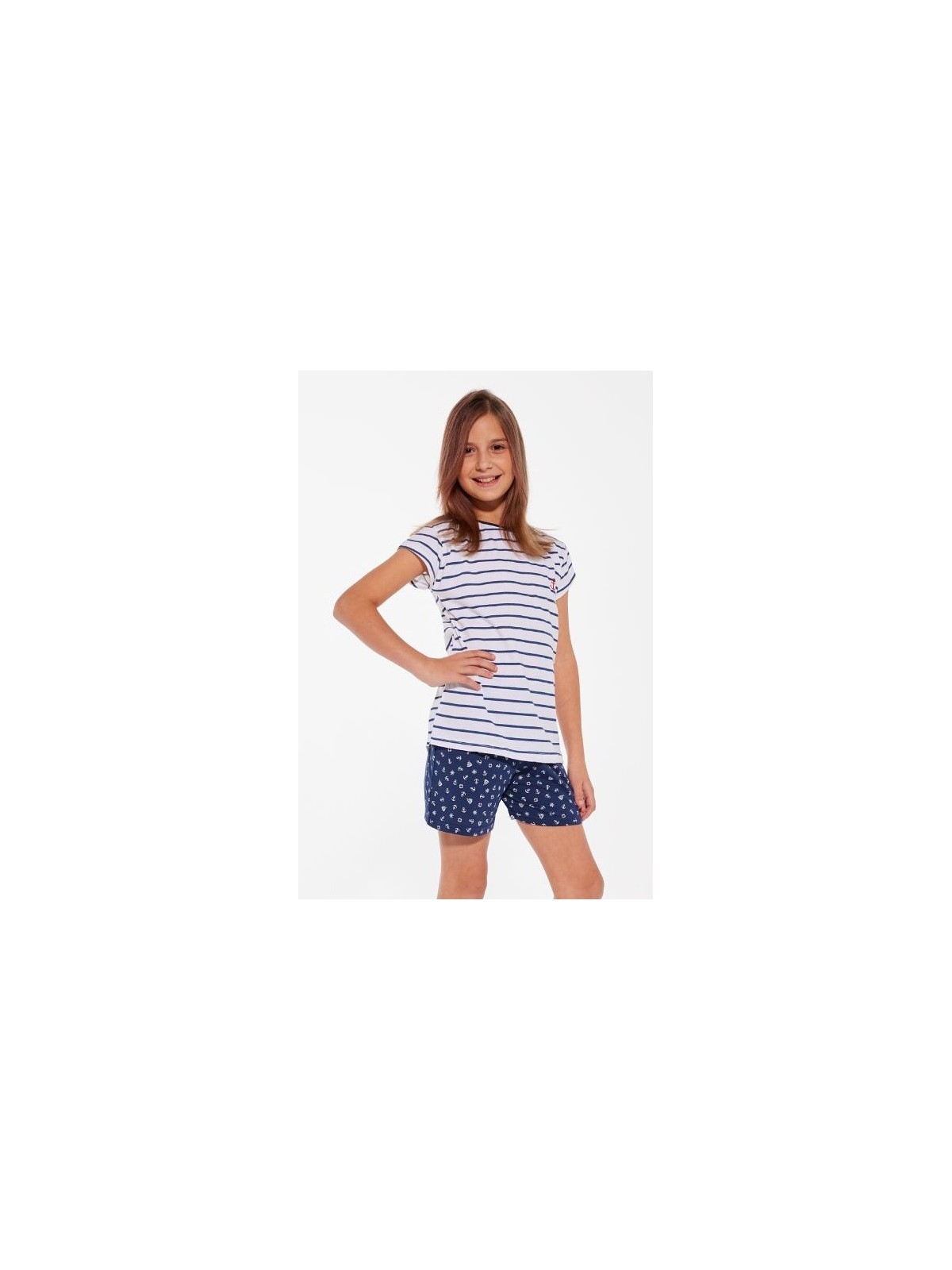 PIŻAMA GIRL KIDS 245/103 MARINE KR