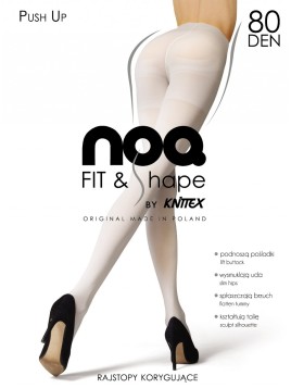 RAJSTOPY KORYGUJĄCE PUSH UP 80 DEN R.5