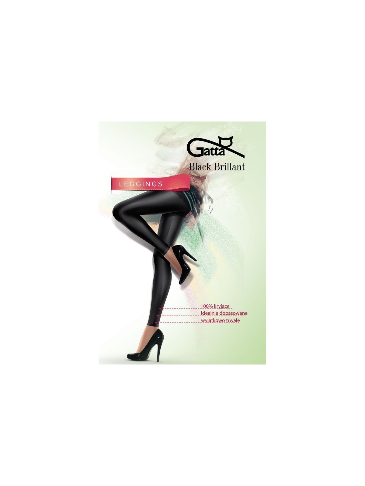 LEGGINGS BLACK BRILLANT R.3XL-4XL