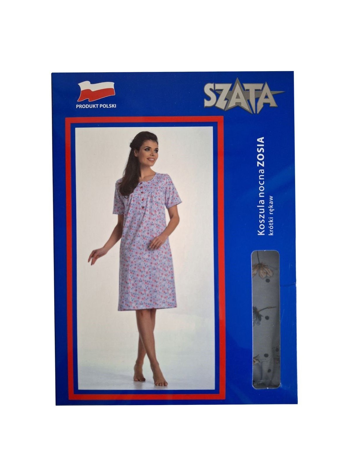 KOSZULA DAMSKA ZOSIA 3/4 R R.4XL-5XL