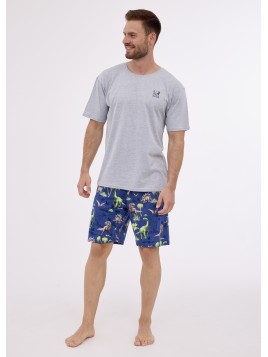 PIŻAMA MĘSKA 326/272 DINOSAUR 2 KR