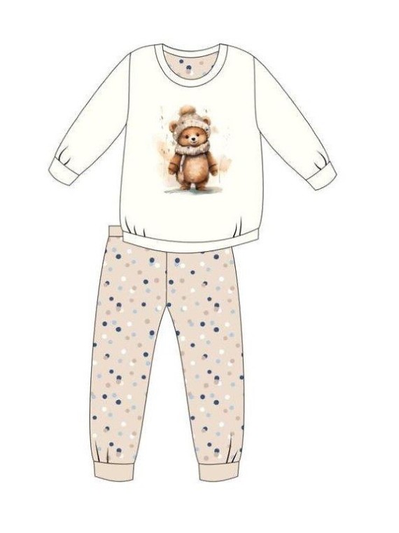 PIŻAMA GIRL KIDS 594/180 SWEET BEAR DR