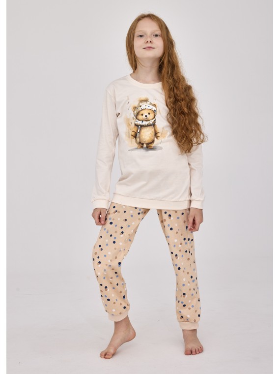 PIŻAMA GIRL KIDS 594/180 SWEET BEAR DR