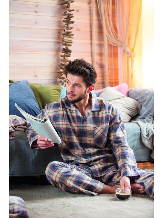 PIŻAMA MĘSKA MNS 402 R.3XL-4XL