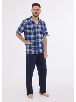 PIŻAMA MĘSKA 318/52 KR R.3XL-5XL