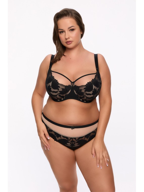 BIUSTONOSZ SEMI-SOFT KETO BS 1134 MAXI CZARNY BIUSTONOSZ SEMI-SOFT KETO BS 1134 MAXI CZARNY