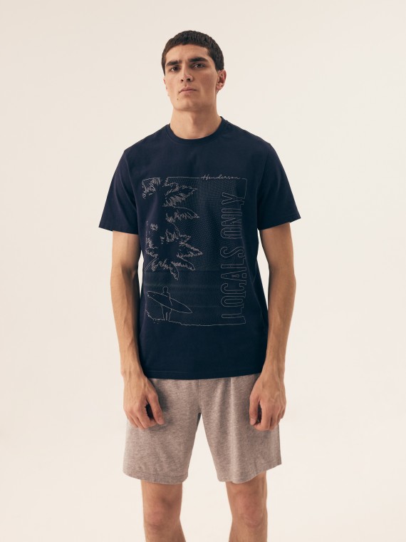 PIŻAMA MĘSKA SURF 42598 KR PIŻAMA MĘSKA SURF 42598 KR