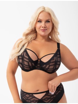 BIUSTONOSZ K897 ESTELLE CZARNY