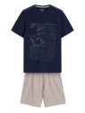 PIŻAMA MĘSKA SURF 42598 KR PIŻAMA MĘSKA SURF 42598 KR