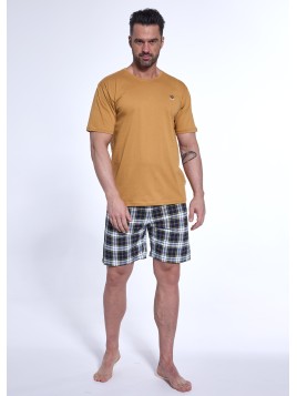 PIŻAMA MĘSKA 326/183 NATURE 3 KR R.3XL-5XL