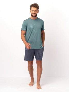 PIŻAMA MĘSKA MNS 750 KR R.3XL-4XL