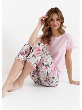 PIŻAMA DAMSKA 474 KR R.2XL