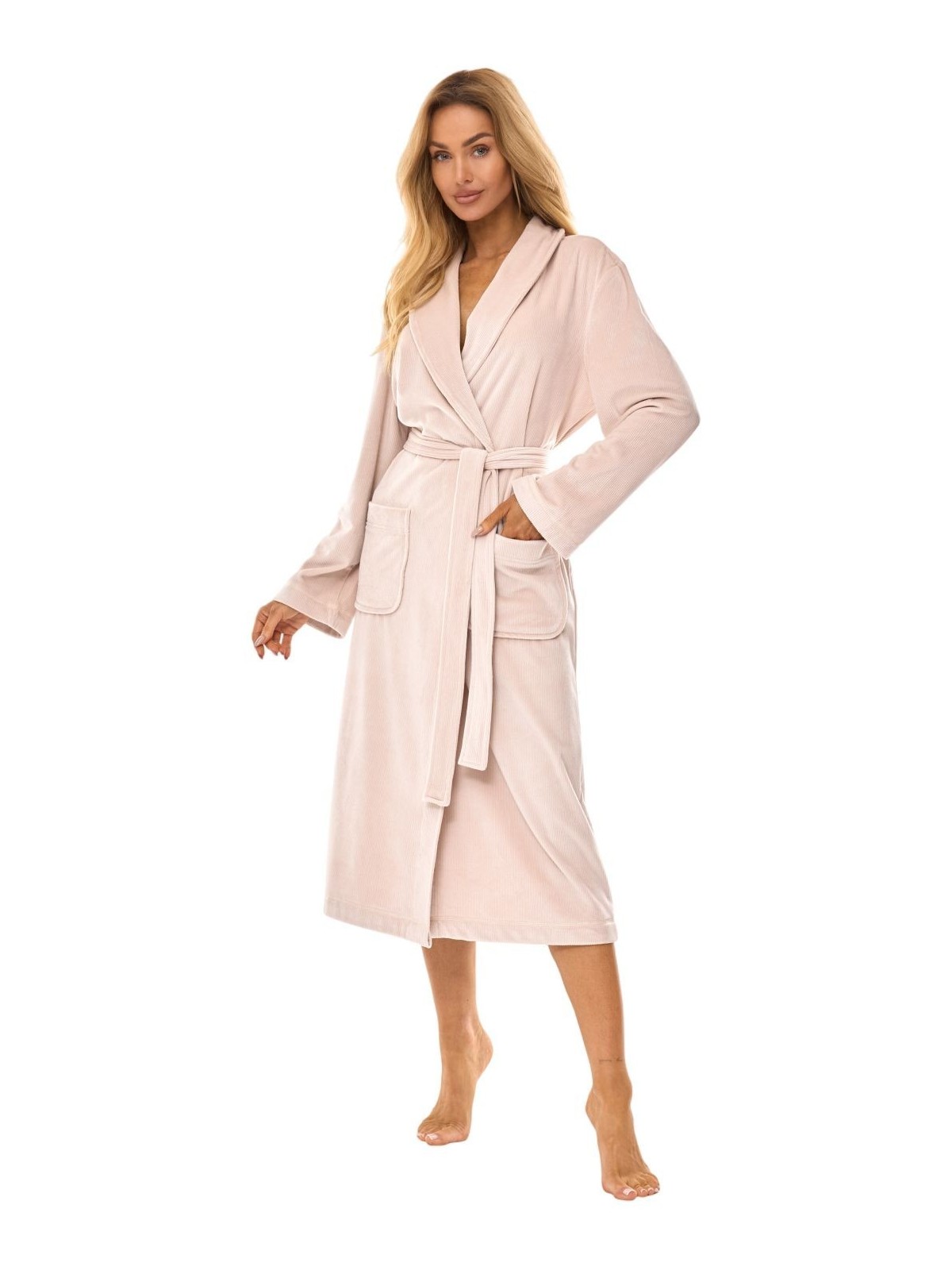 SZLAFROK DAMSKI DŁUGI 2510