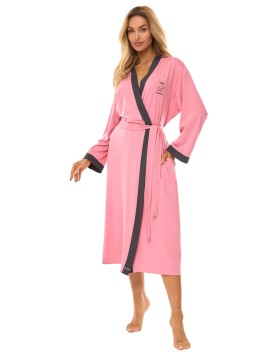 SZLAFROK DAMSKI DŁUGI 2505