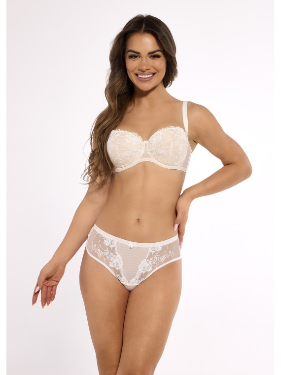 BIUSTONOSZ BARDOTKA ESME BS 1281 ECRU-BEŻOWY BIUSTONOSZ BARDOTKA ESME BS 1281 ECRU-BEŻOWY