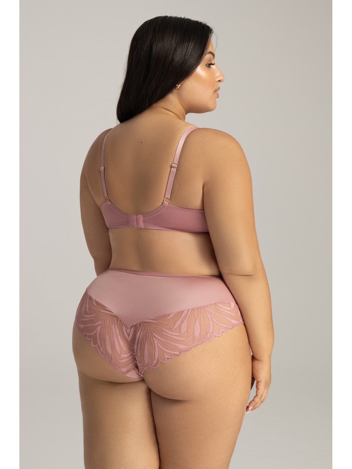 BIUSTONOSZ AV 2105 SEMI SOFT PINK PEONY MAXI