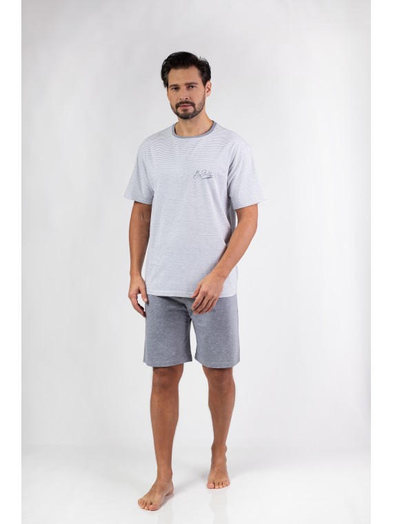 PIŻAMA MĘSKA 483A KR R.2XL