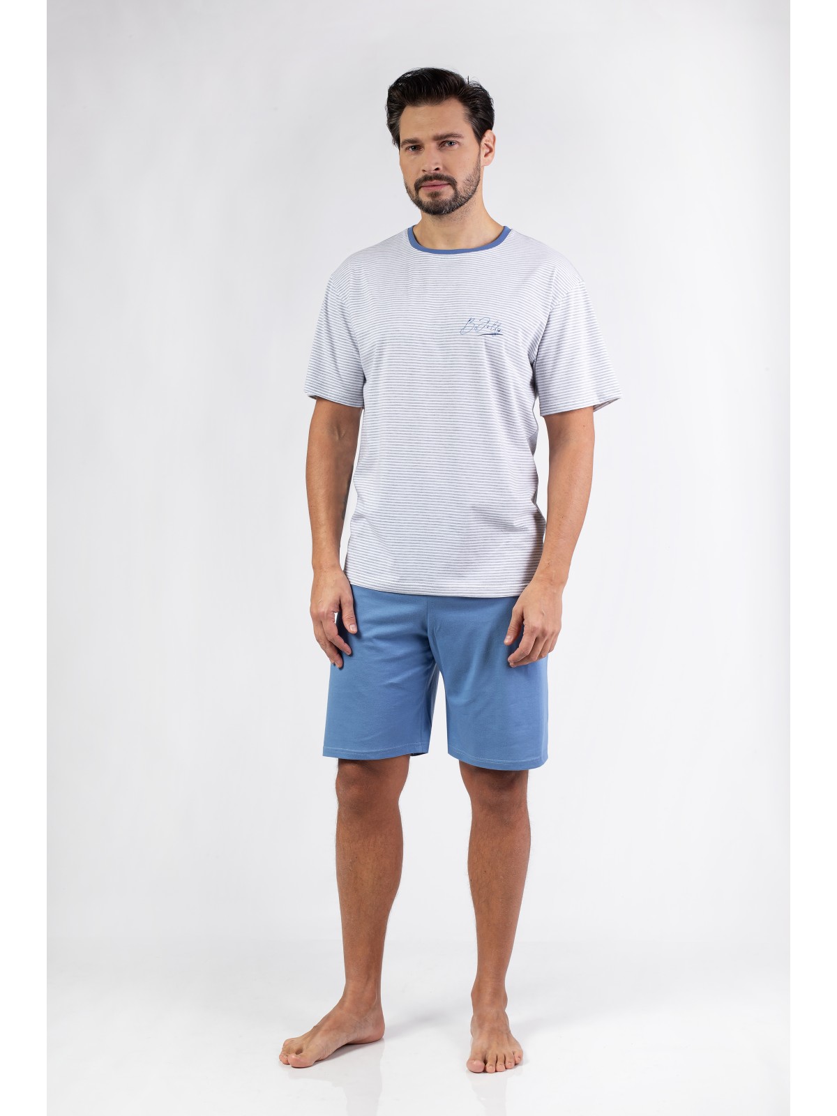 PIŻAMA MĘSKA 483A KR R.2XL