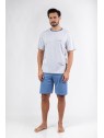 PIŻAMA MĘSKA 483A KR R.2XL