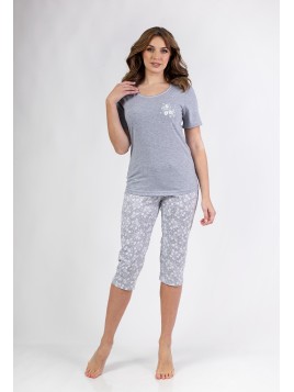 PIŻAMA DAMSKA 691A KR R.2XL-4XL