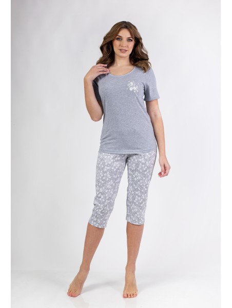 PIŻAMA DAMSKA 691A KR R.2XL-4XL