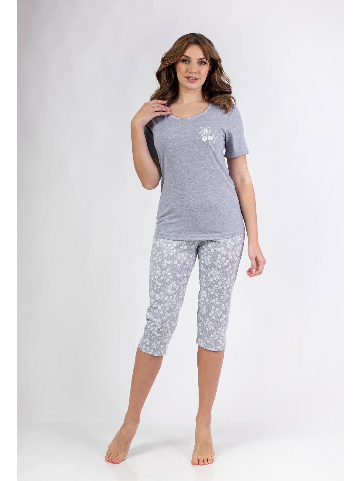 PIŻAMA DAMSKA 691A KR R.2XL-4XL