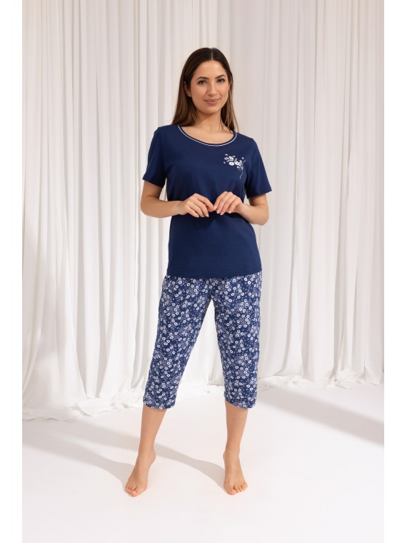 PIŻAMA DAMSKA 691A KR R.2XL-4XL