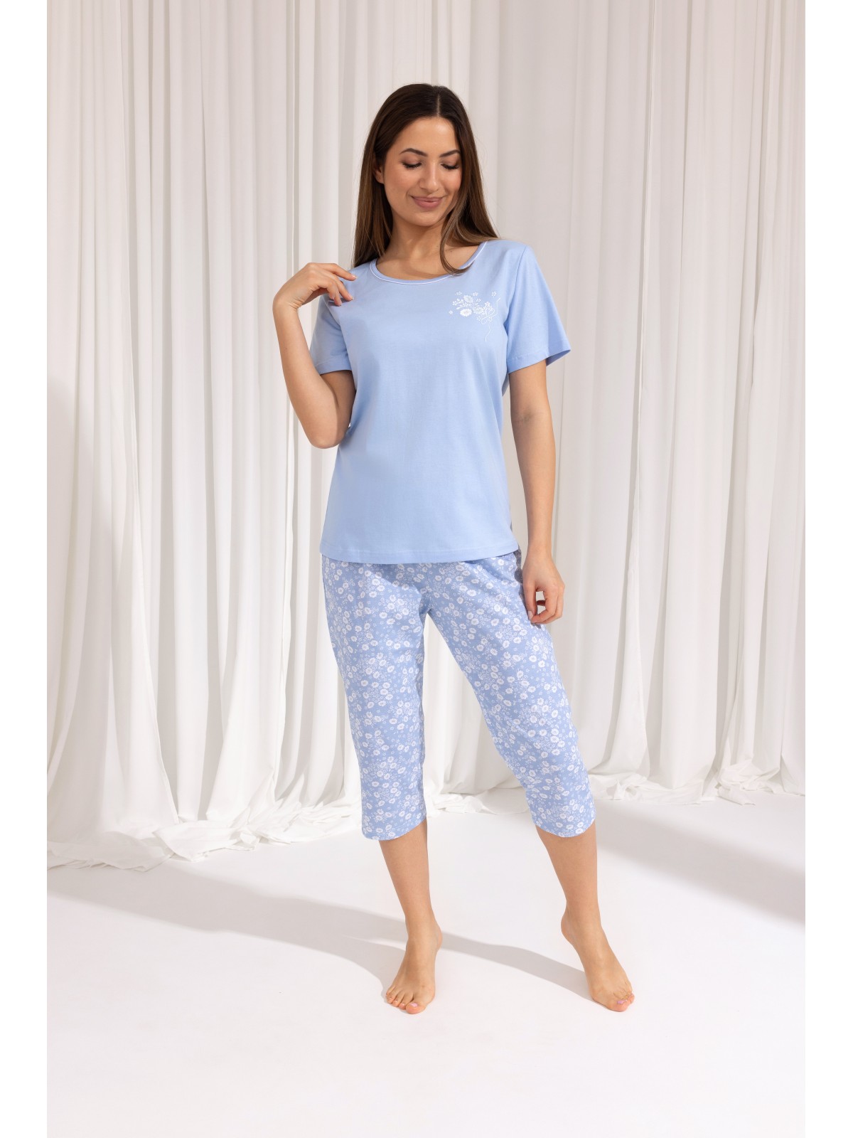 PIŻAMA DAMSKA 691A KR R.2XL-4XL