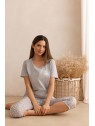PIŻAMA DAMSKA 691A KR R.2XL-4XL