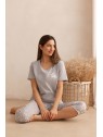 PIŻAMA DAMSKA 691A KR R.2XL-4XL