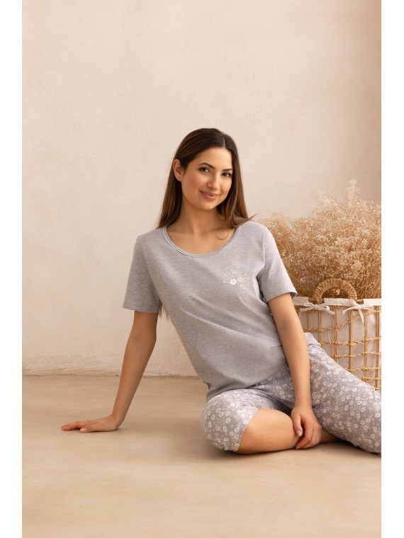 PIŻAMA DAMSKA 691A KR R.2XL-4XL
