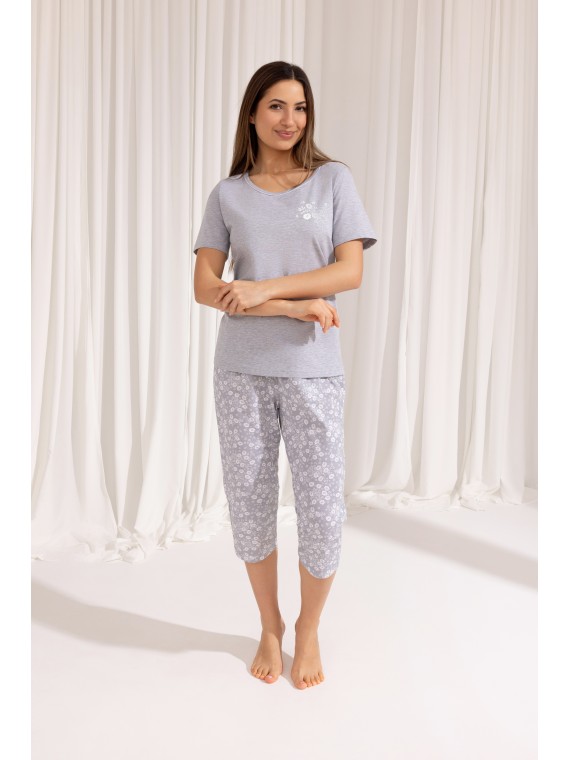 PIŻAMA DAMSKA 691A KR R.2XL-4XL