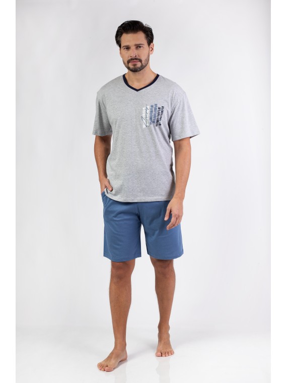 PIŻAMA MĘSKA 477 KR R.2XL