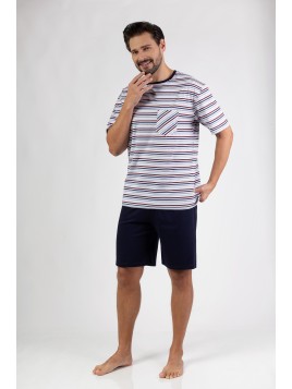 PIŻAMA MĘSKA 496 KR R.2XL