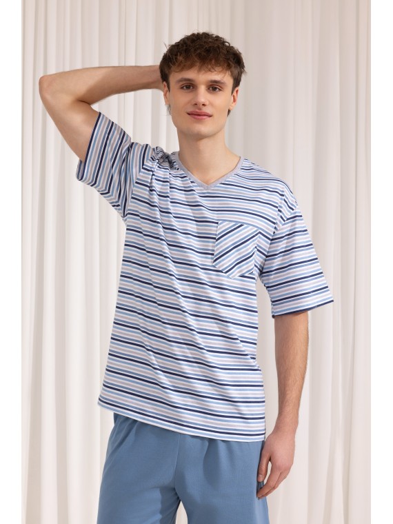PIŻAMA MĘSKA 496 KR R.2XL PIŻAMA MĘSKA 496 KR R.2XL