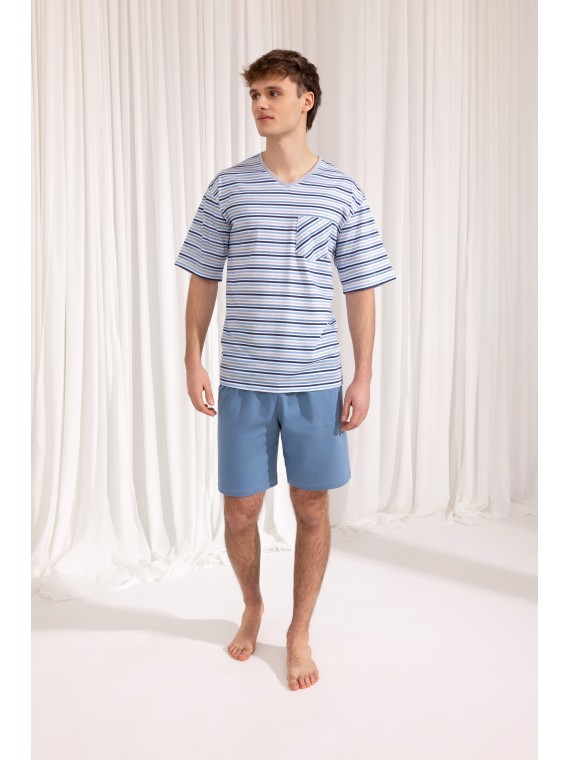 PIŻAMA MĘSKA 496 KR R.2XL PIŻAMA MĘSKA 496 KR R.2XL
