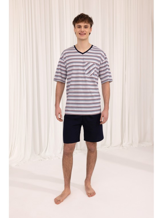 PIŻAMA MĘSKA 496 KR R.2XL PIŻAMA MĘSKA 496 KR R.2XL