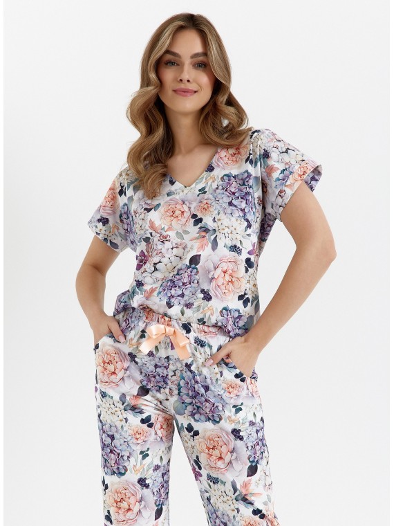 PIŻAMA DAMSKA 468 KR R.2XL