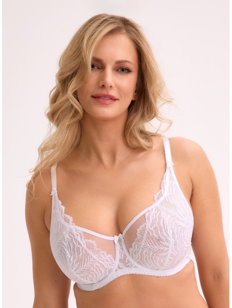 BIUSTONOSZ SOFT-BALCONETTE JESSIA BS 1229 BIAŁY