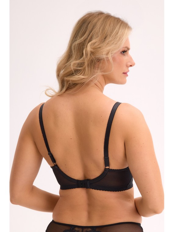 BIUSTONOSZ SOFT-BALCONETTE JESSIA BSO 1229 CZARNY